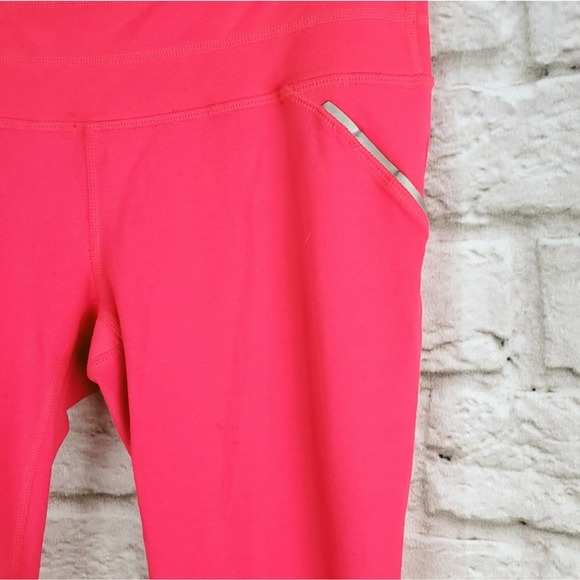Athleta size small crop leggings pants hot pink - Picture 4 of 12